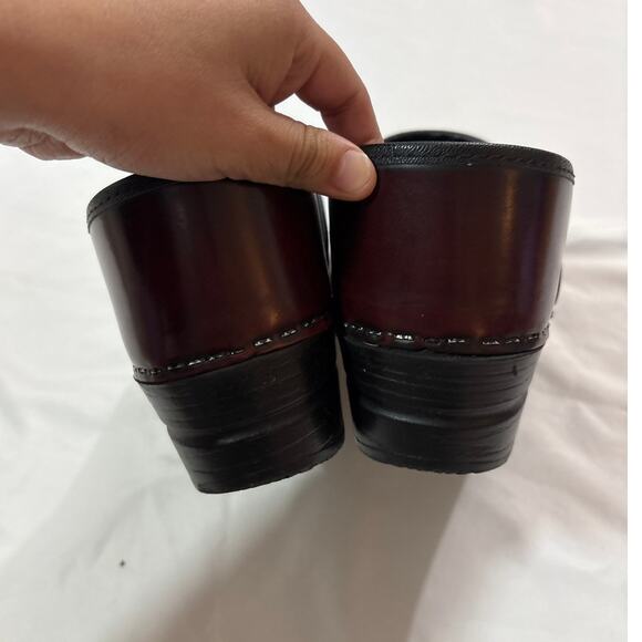 Dansko Womens 41 10.5-11 Professional Clog Cordovan Cabrio Leather Comfortable - Picture 6 of 10